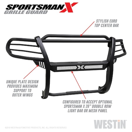 Westin Sportsman X Grille Guard 40-32075